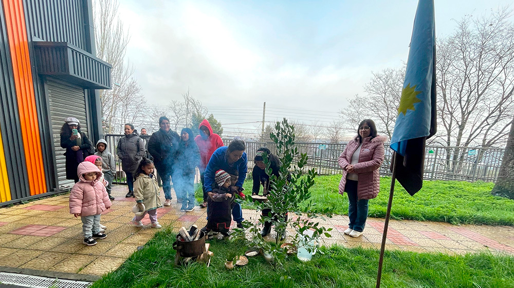 Jardines celebraron el Wiñol Txipantu con diferentes actividades que resaltan la interculturalidad e inclusión